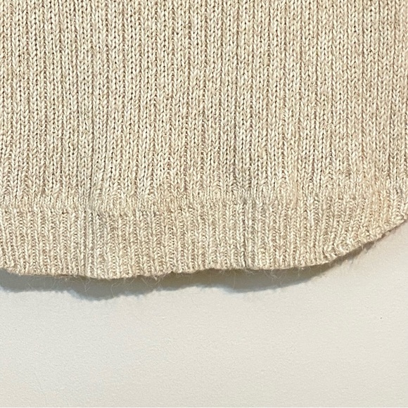 Levi's Straus Co. Oatmeal Colored 3 Button Shawl Collar Cardigan size Medium - Picture 7 of 12